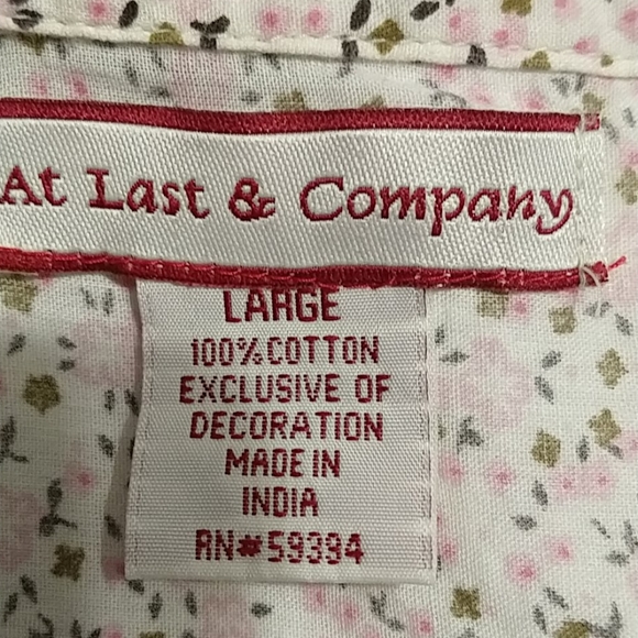 Floral print snap button down shirt - Picture 5 of 5